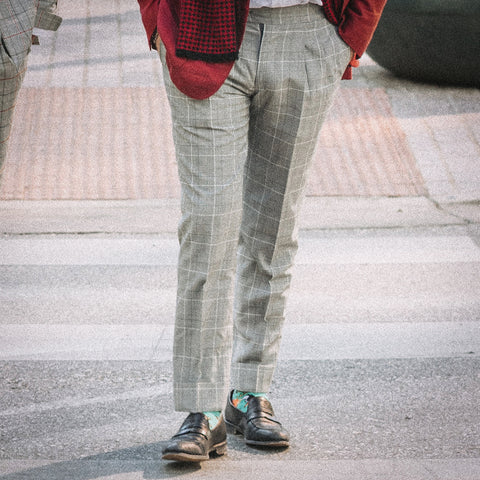 정장하의 Red & Gray Check