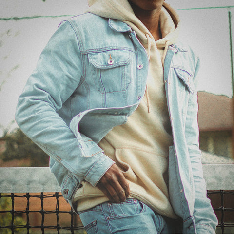 캐주얼상의 Light Denim Jaket